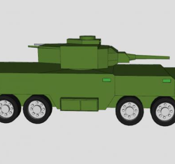菲律宾M133型装甲运兵车SU模型下载_sketchup草图大师SKP模型
