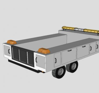 多功能拖车SU模型下载_sketchup草图大师SKP模型