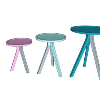 老板办公三合桌SU模型下载_sketchup草图大师SKP模型