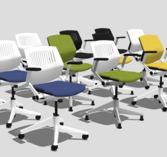 卡丁车嵌套椅SU模型下载_sketchup草图大师SKP模型