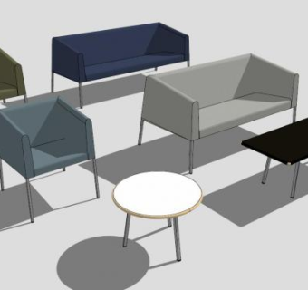 拳击手软座SU模型下载_sketchup草图大师SKP模型