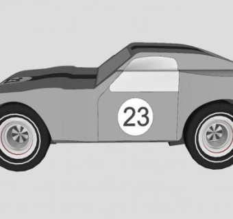 法拉利250GTO型跑车SU模型下载_sketchup草图大师SKP模型