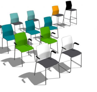 实木椅桌SU模型下载_sketchup草图大师SKP模型