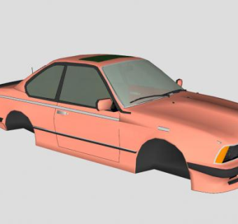 汽车车身SU模型下载_sketchup草图大师SKP模型