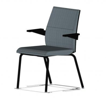 访客椅办公椅SU模型下载_sketchup草图大师SKP模型