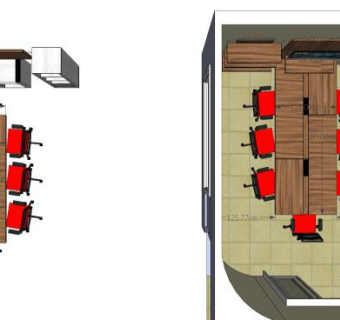 会议室桌椅SU模型下载_sketchup草图大师SKP模型