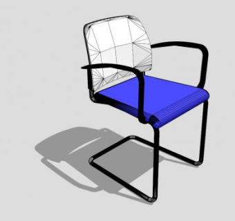 会议厅办公椅子SU模型下载_sketchup草图大师SKP模型