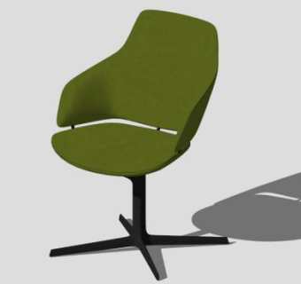 阿斯顿会议办公椅SU模型下载_sketchup草图大师SKP模型