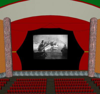 皇宫电影院座椅SU模型下载_sketchup草图大师SKP模型