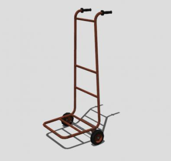 库房物流手推搬运车SU模型下载_sketchup草图大师SKP模型