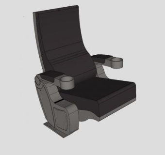 娱乐摇椅座位SU模型下载_sketchup草图大师SKP模型