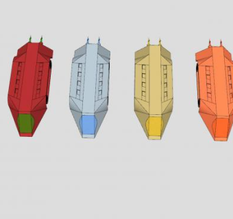 履带车辆SU模型下载_sketchup草图大师SKP模型