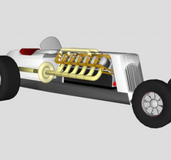 单座油槽车辆SU模型下载_sketchup草图大师SKP模型