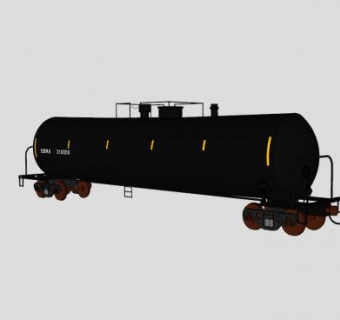 铁轨上的半挂车SU模型下载_sketchup草图大师SKP模型