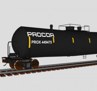 槽罐车半挂车SU模型下载_sketchup草图大师SKP模型