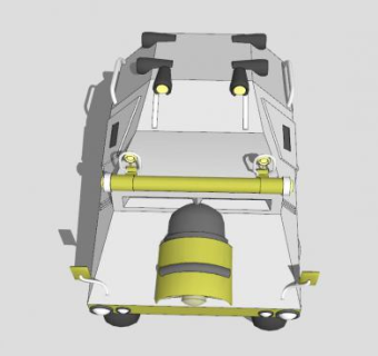 游戏装甲虚幻车辆SU模型下载_sketchup草图大师SKP模型