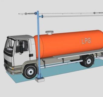 洒水喷头和卡车SU模型下载_sketchup草图大师SKP模型