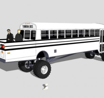 苔原车SU模型下载_sketchup草图大师SKP模型