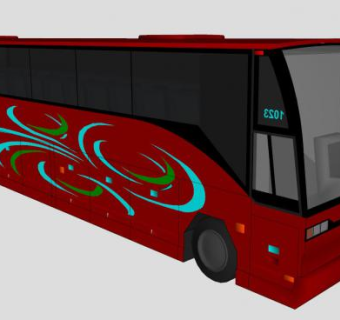 城市路线巴士SU模型下载_sketchup草图大师SKP模型