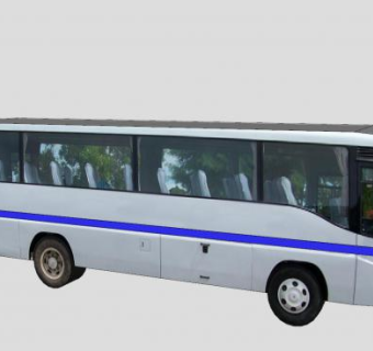 旅游运输巴士SU模型下载_sketchup草图大师SKP模型