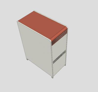 电脑主机SU模型下载_sketchup草图大师SKP模型