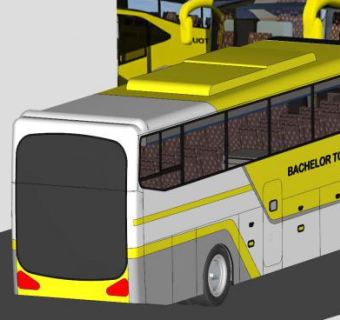 巴士SU模型下载_sketchup草图大师SKP模型