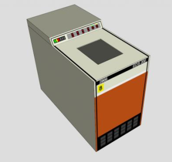 磁盘驱动器主机SU模型下载_sketchup草图大师SKP模型