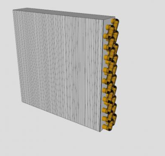 家用散热器线圈SU模型下载_sketchup草图大师SKP模型