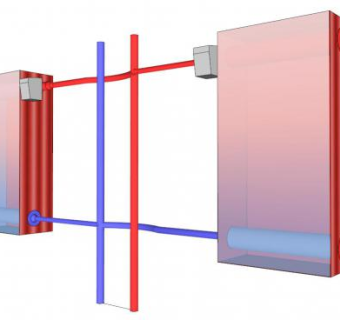 电暖气片散热器SU模型下载_sketchup草图大师SKP模型