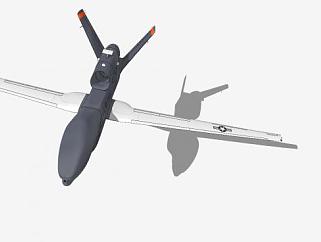 RQ4A全球鹰无人机SU模型下载_sketchup草图大师SKP模型