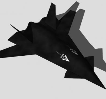 中国暗剑无人机SU模型下载_sketchup草图大师SKP模型