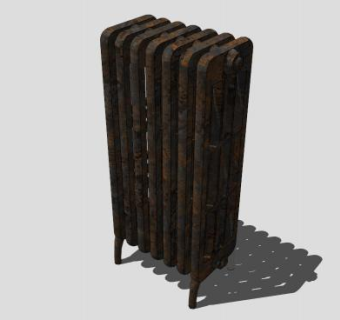 老式暖气片SU模型下载_sketchup草图大师SKP模型