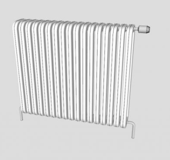 纯铜暖气片SU模型下载_sketchup草图大师SKP模型