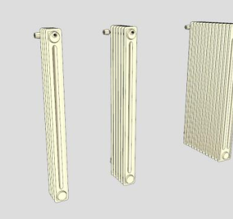 钢制电器暖气片SU模型下载_sketchup草图大师SKP模型