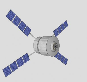 国际空间站航天器SU模型下载_sketchup草图大师SKP模型