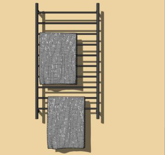 钢管暖气片SU模型下载_sketchup草图大师SKP模型