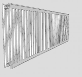 取暖散热器暖气片SU模型下载_sketchup草图大师SKP模型