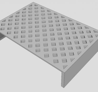 暖气片散热器盖SU模型下载_sketchup草图大师SKP模型