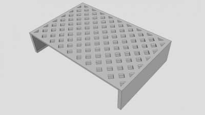 暖气片散热器盖SU模型下载_sketchup草图大师SKP模型