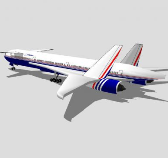 波音音速巡航机SU模型下载_sketchup草图大师SKP模型