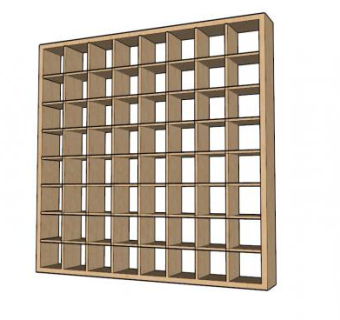 散热器扩散器SU模型下载_sketchup草图大师SKP模型