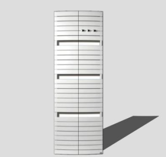 家具立式暖气片SU模型下载_sketchup草图大师SKP模型