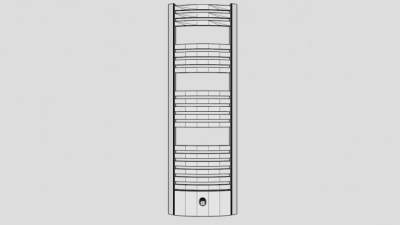 铜铝复合散热器电器SU模型下载_sketchup草图大师SKP模型