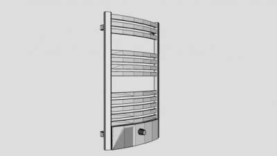 钢制电器散热器SU模型下载_sketchup草图大师SKP模型