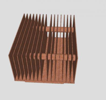 散热器冷却器SU模型下载_sketchup草图大师SKP模型