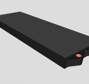 黑色电器散热器SU模型下载_sketchup草图大师SKP模型