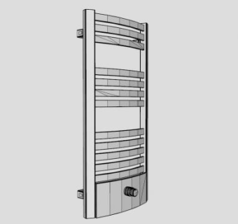 现代弧形暖气片SU模型下载_sketchup草图大师SKP模型