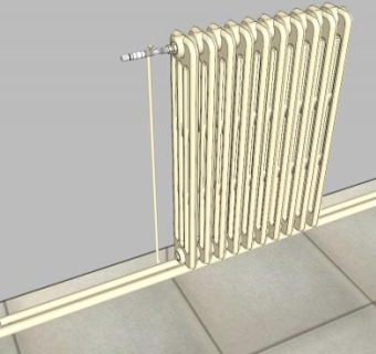 电器源散热器SU模型下载_sketchup草图大师SKP模型