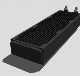 电器性能散热器SU模型下载_sketchup草图大师SKP模型