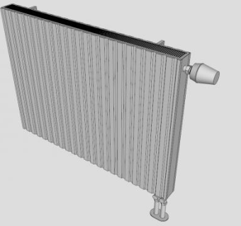 采暖散热器SU模型下载_sketchup草图大师SKP模型